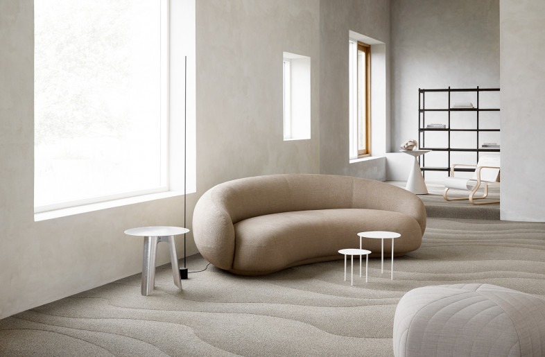 Wall to wall carpets for sitting