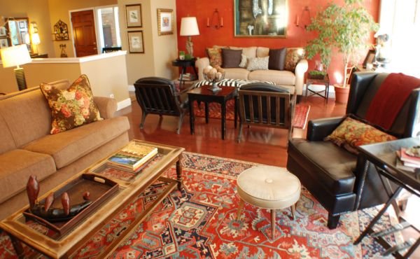 Elegant Persian carpet